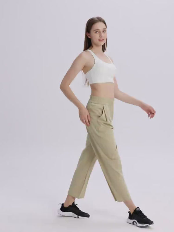 Women's Relaxed-Fit Ankle Pants